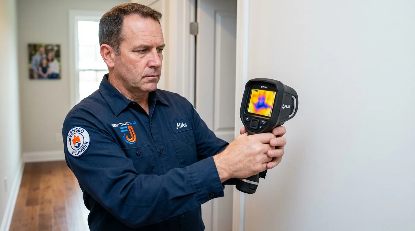 Thermal imaging leak detection by Johns Plumbing LLC in Coos Bay